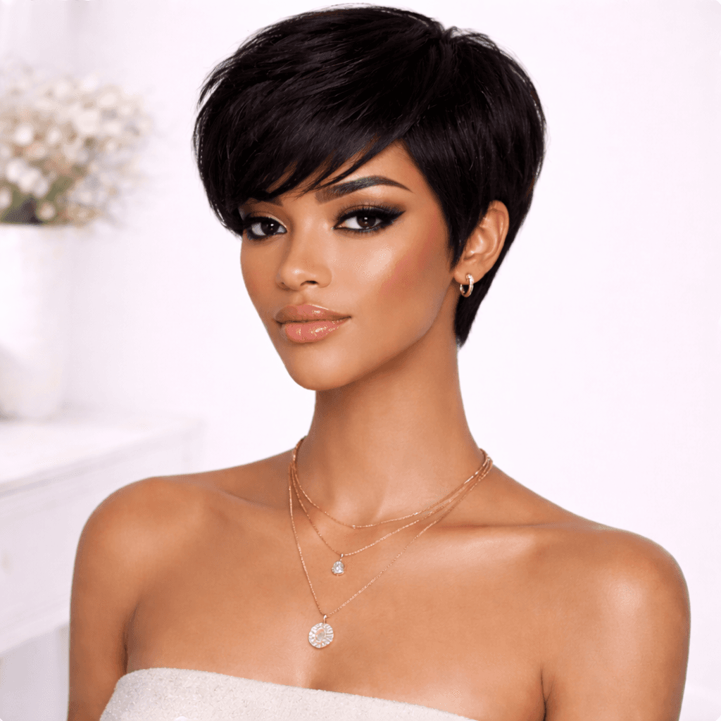 Pixie Cut Human Hair Wig