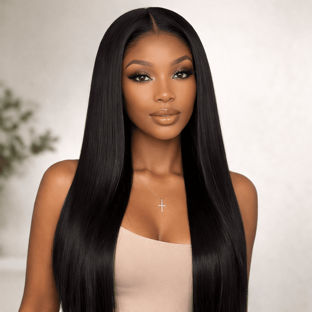 Lace Front Straight Human Hair Wig